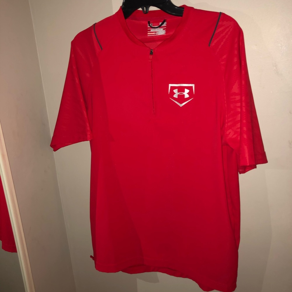 red under armour shirt